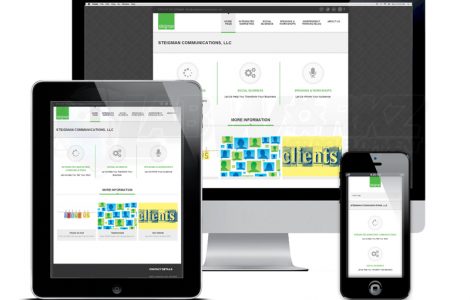 Steigman Communications Custom Website Design